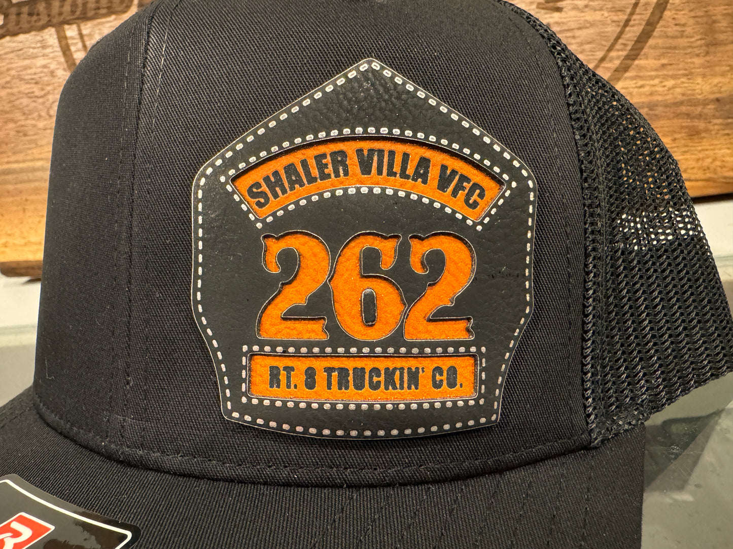 A Firefighter Special! - Custom Leather Shield Hat - Build Your Own