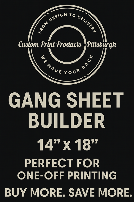 14" x 18" Custom DTF Gang Sheet – Perfect for One-Off or Small Batch Prints