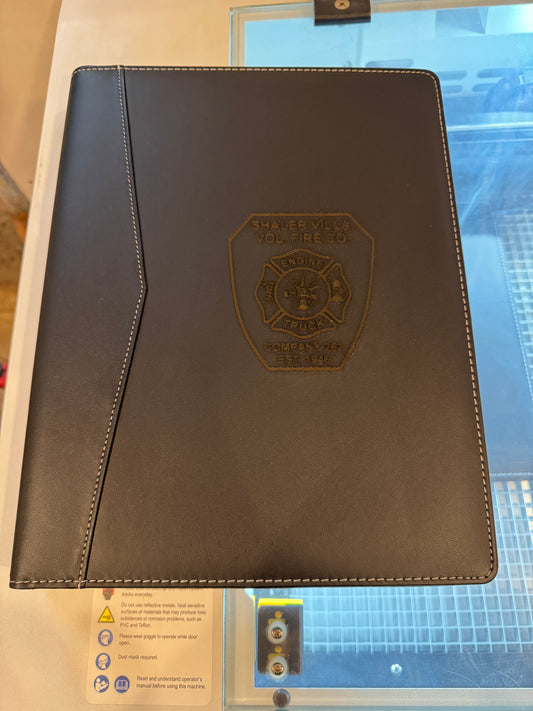 Leather PadFolios - Any Logo or Design