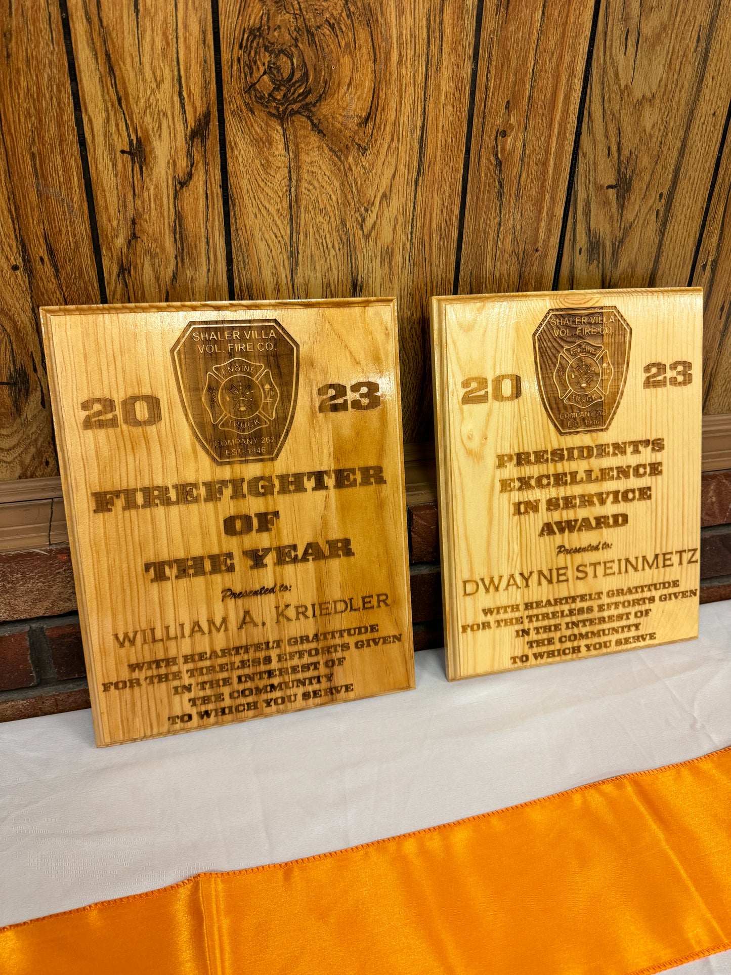 Custom Laser Engraved Wooden Plaques