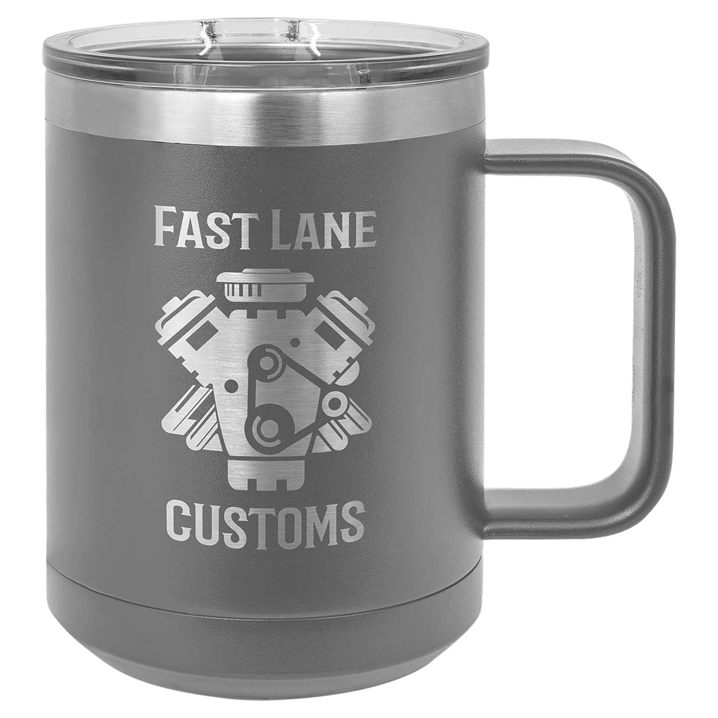 Custom Polar Camel 15oz Coffee Mug w/Slider Lid