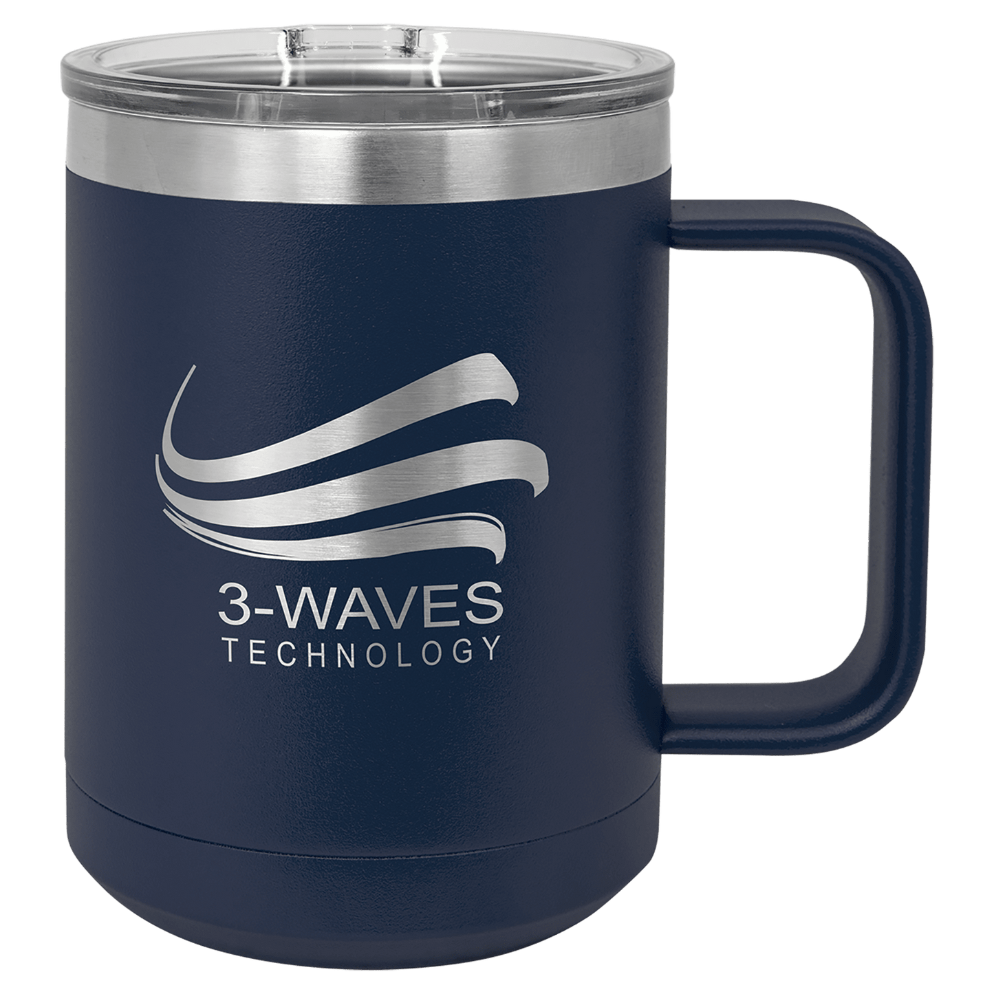 Custom Polar Camel 15oz Coffee Mug w/Slider Lid