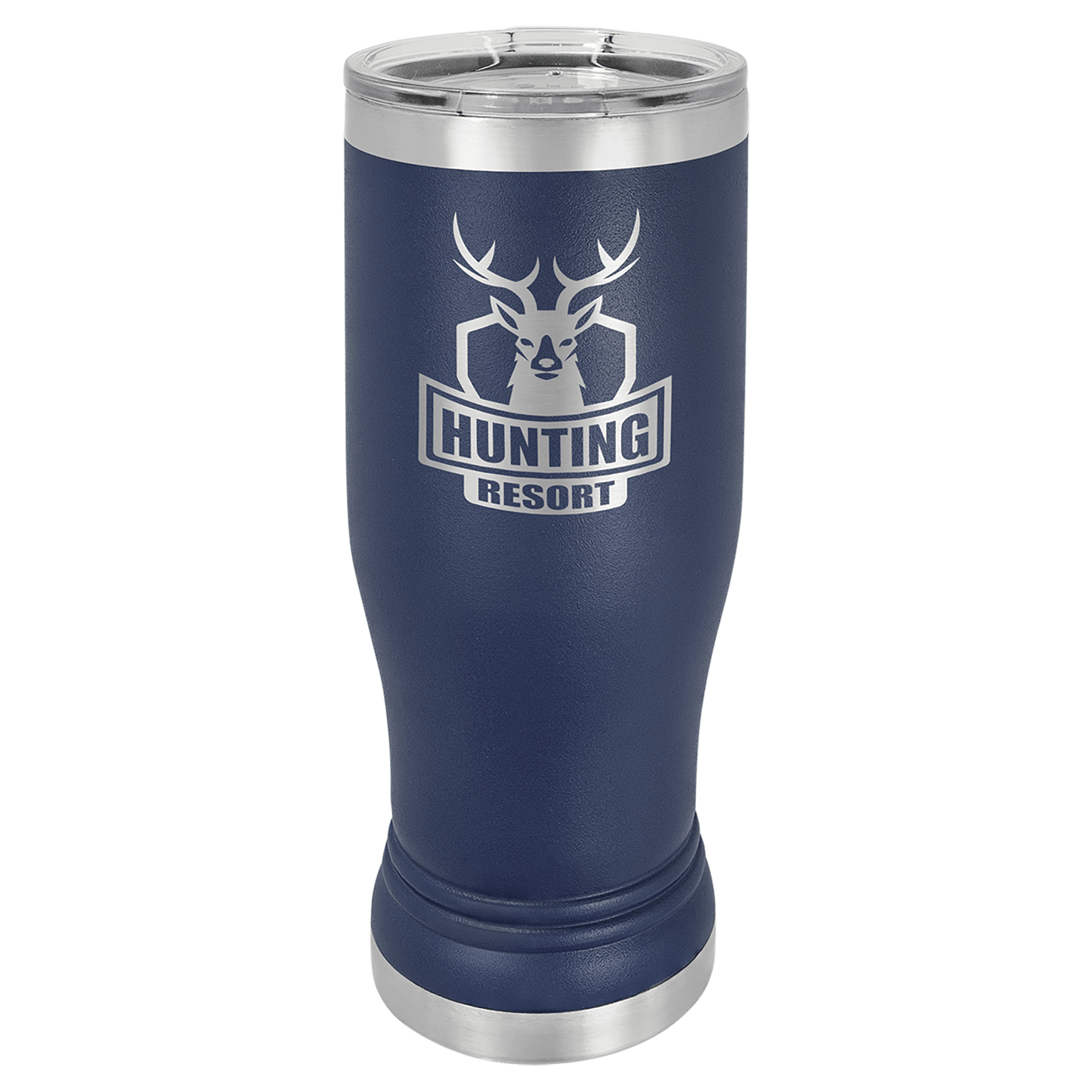 Custom Polar Camel Pilsner Cup w/Clear Lid