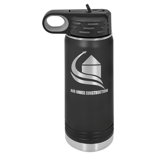 Custom Polar Camel Water Bottle w/Straw Lid