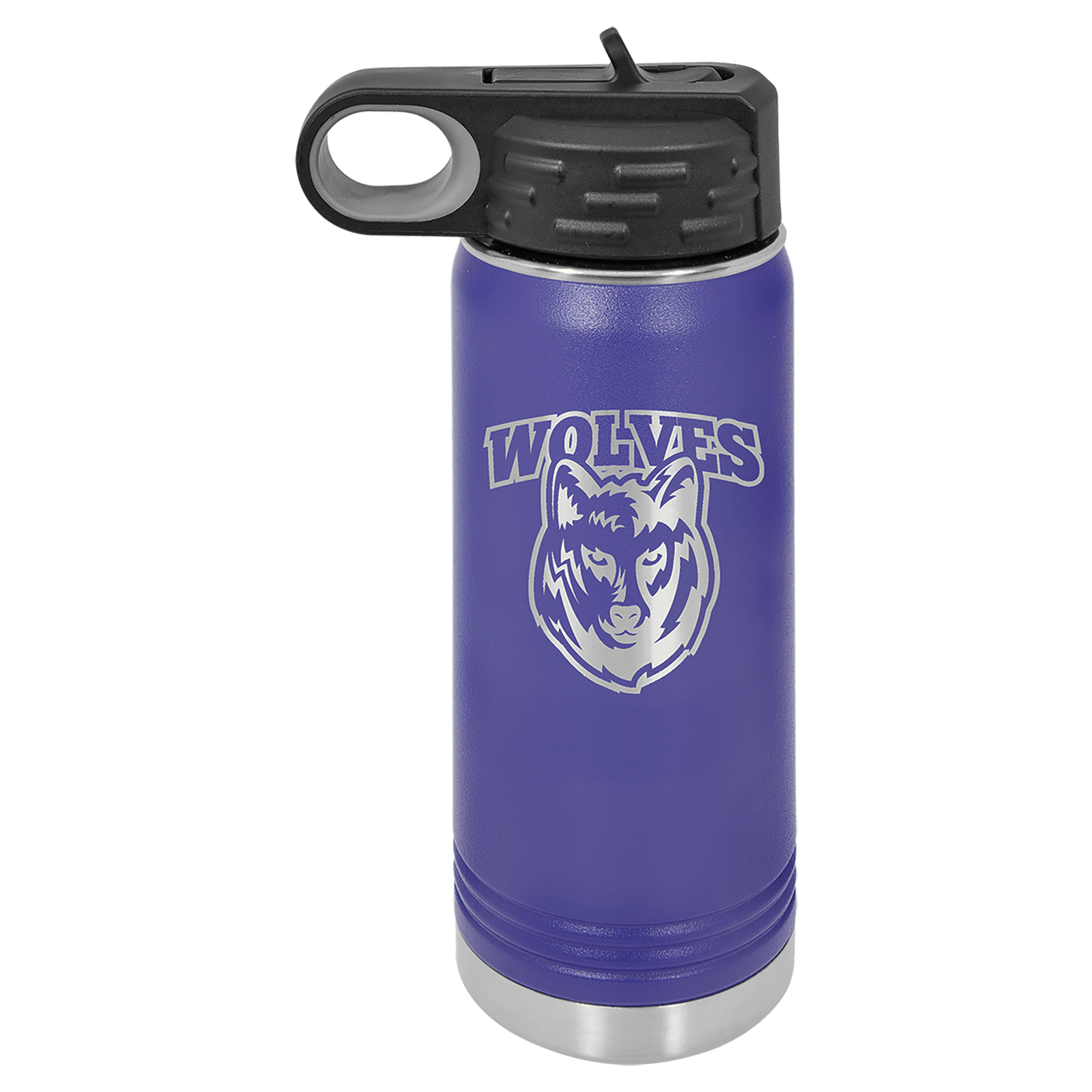 Custom Polar Camel Water Bottle w/Straw Lid