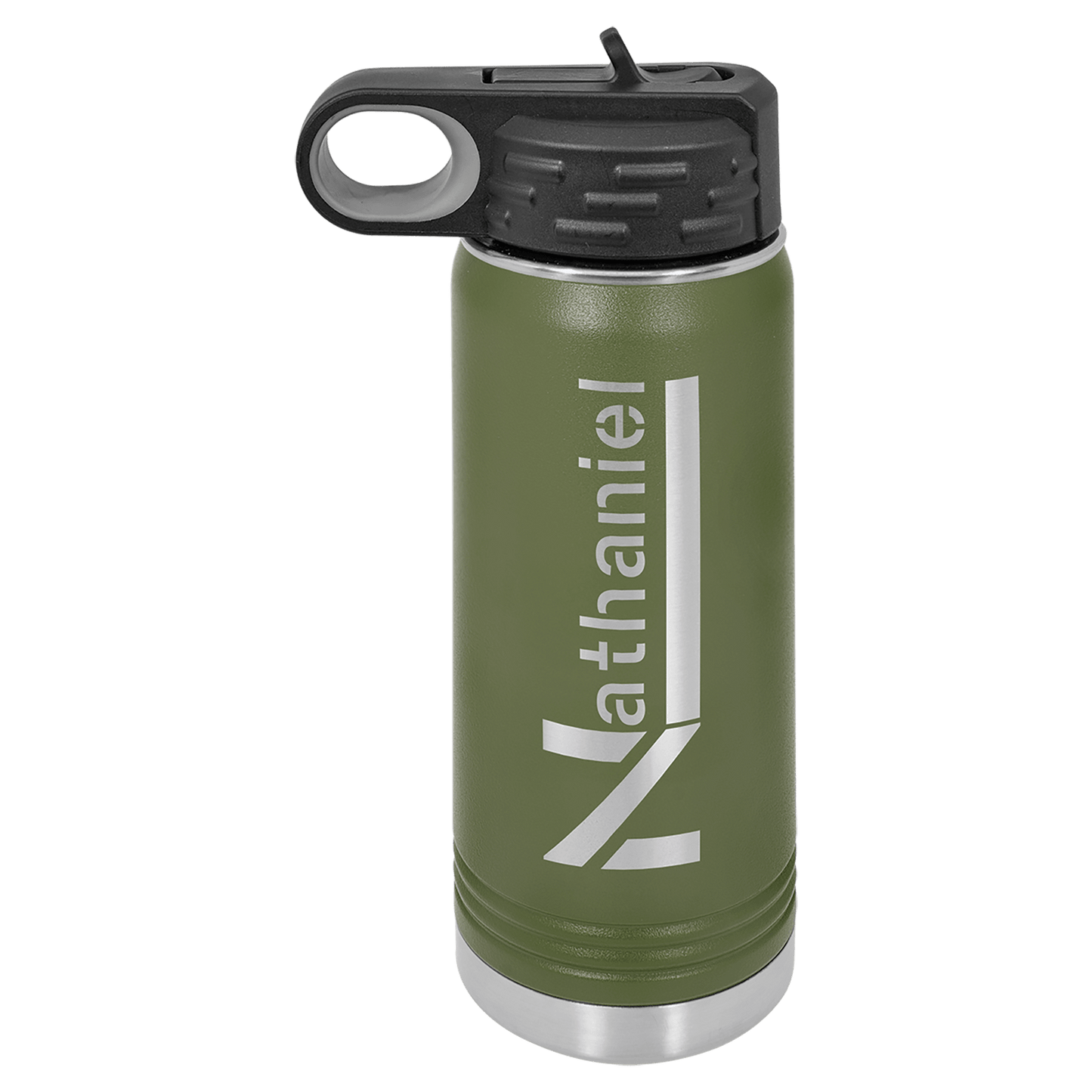 Custom Polar Camel Water Bottle w/Straw Lid