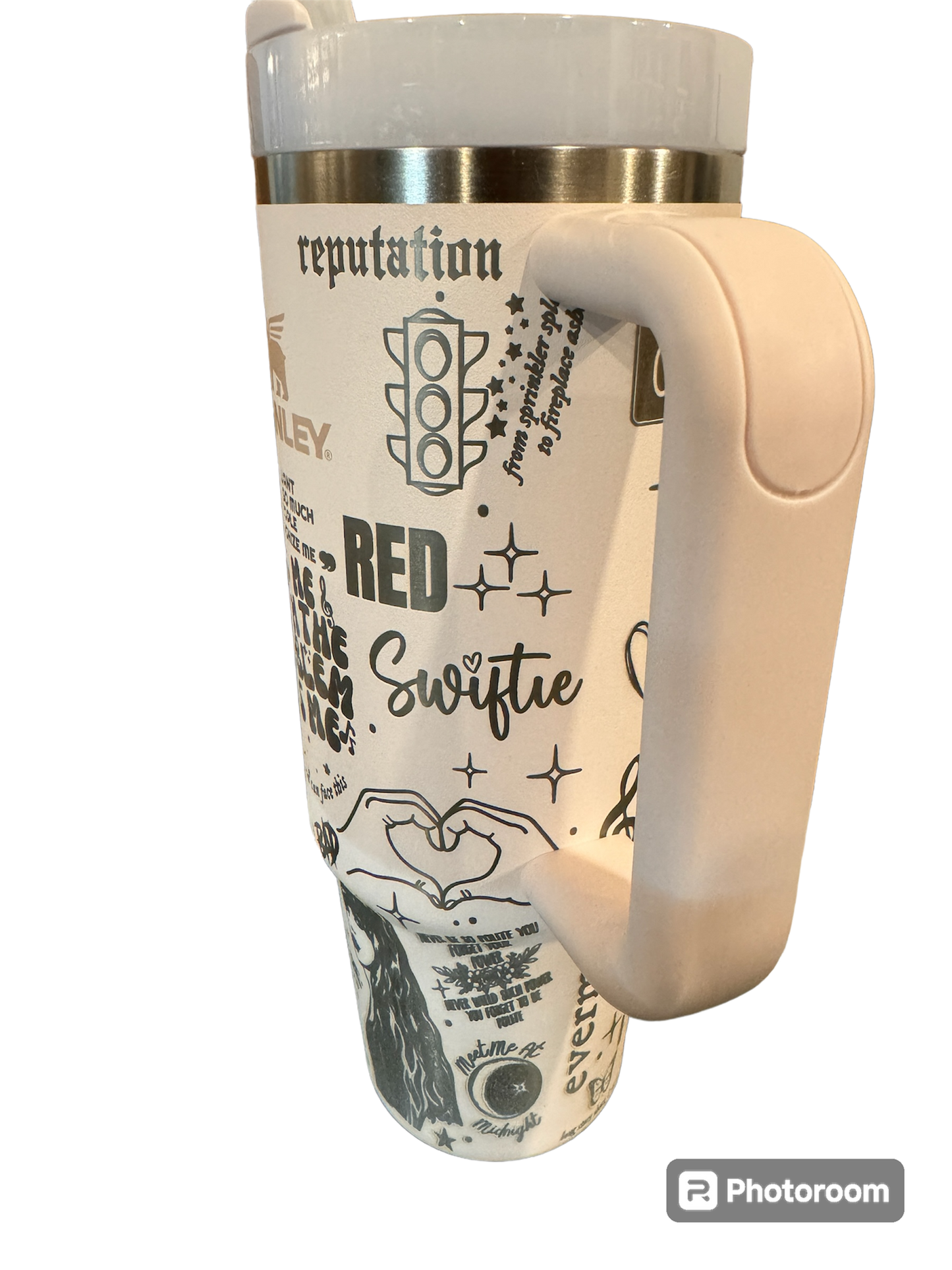 Taylor Swift-Inspired Laser Engraved Stanley Quencher 2.0 30oz Cup: The Ultimate Swiftie Collectible!